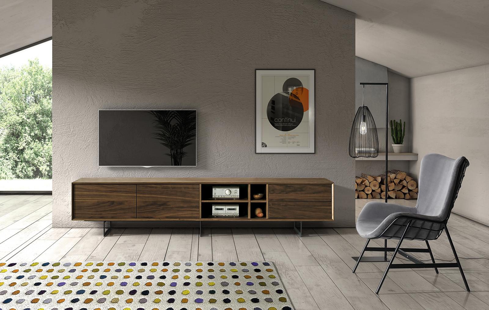 ТВ тумба DUPEN TV130 WALNUT